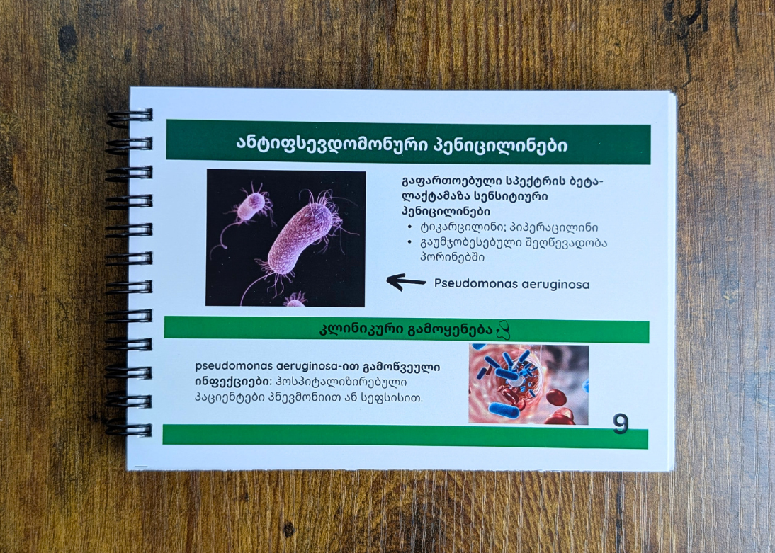 ანტიბიოტიკების ბარათები